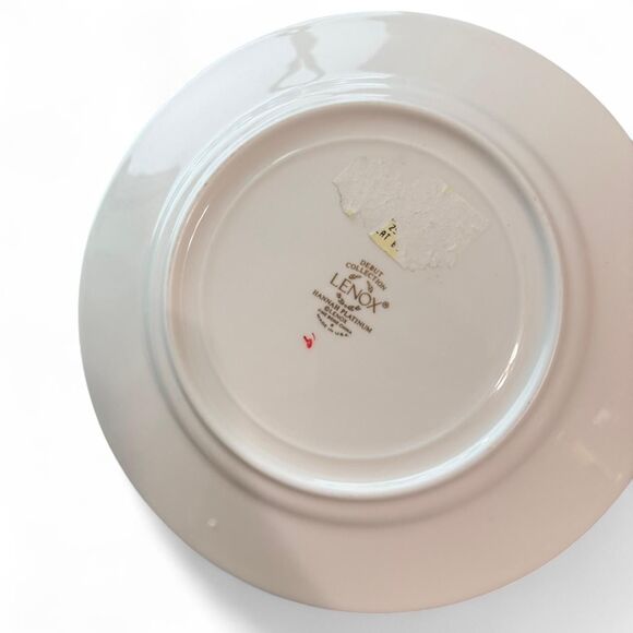 Lenox Debut Collection Hannah Platinum brand new - TWO PLATES - Picture 3 of 5